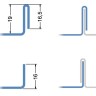 ролики для вертикального и двойного вертикального фальца на RAS 22.09 - исполнительные размеры профилей для фальцевого соединения.